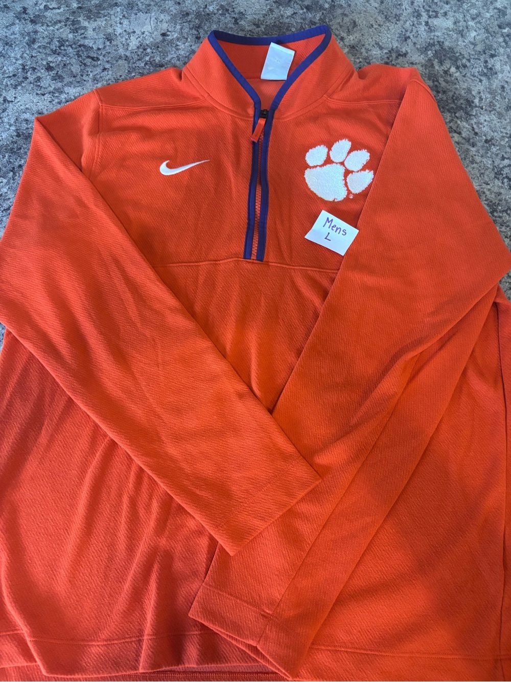 NIKE Clemson tigers quarter zip